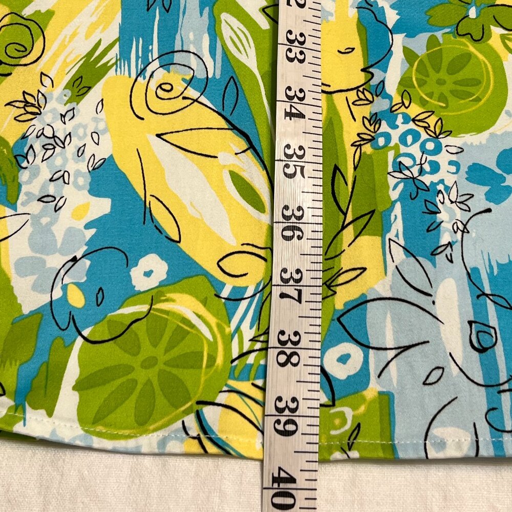 Amanda Smith Petite 14P Sleeveless Fit & Flare Dress Floral Abstract Print - Picture 7 of 7